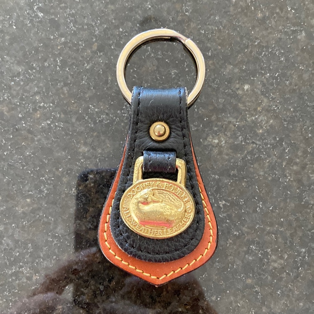 Dooney & Bourke leather keychain